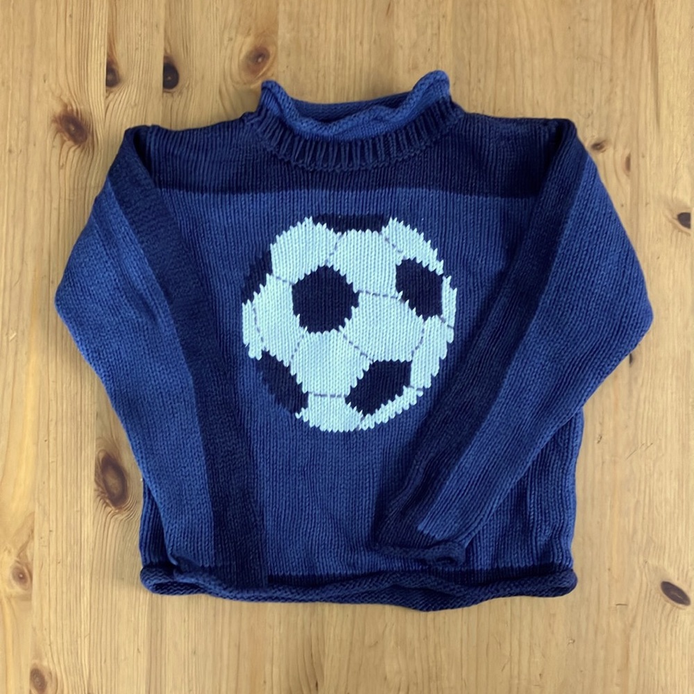 Tumbleweed Knitted Soccer Ball Sweater